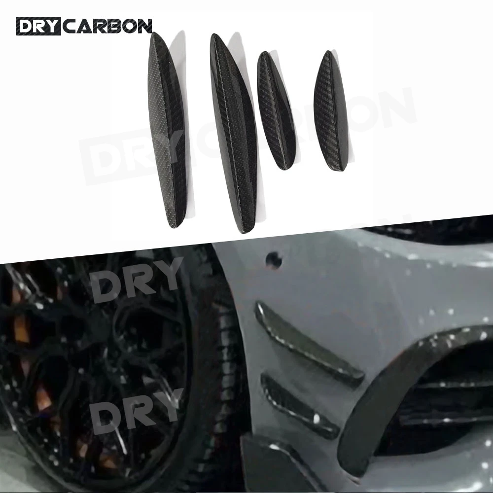 

Dry Carbon Fiber Car Front Bumper Side Spoiler Splitters for Benz E Class C238 E53 Coupe 2021-2023 Air Vent Trims Body Kits FRP