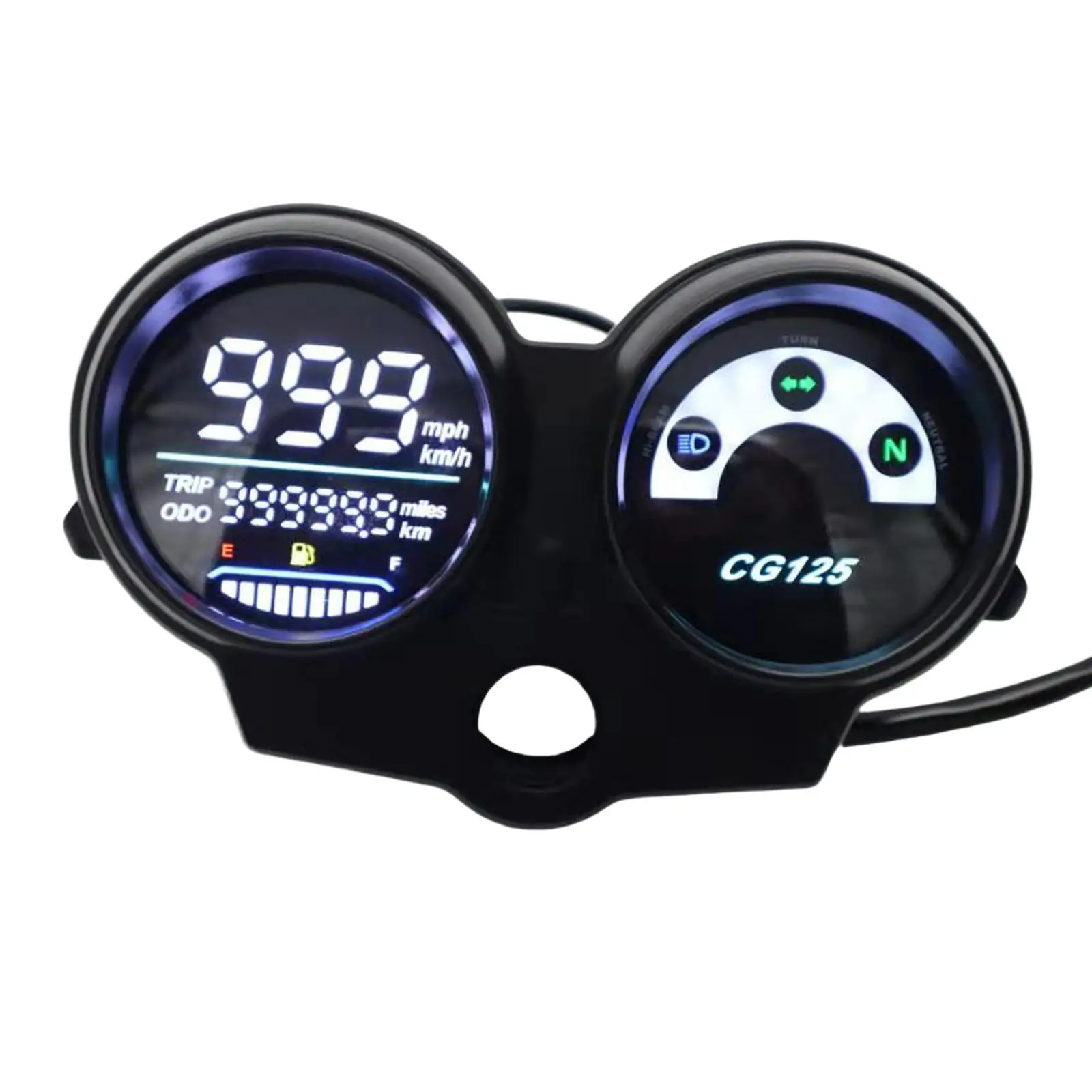 Motorbike LED Digital Dashboard Accessory High Quality Tachometer Odometer Speedometer for Honda CG125 Fan125 Titan125