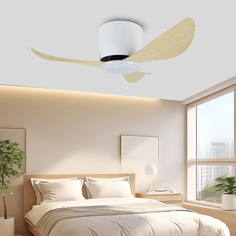 مروحة سقف 30 بوصة، بدون ضوء، غرفة نوم، دراسة، مروحة سقف مع ضوء، مروحة كهربائية منزلية صامتة، ضوء معلق، 110 فولت 220 فولت #2
