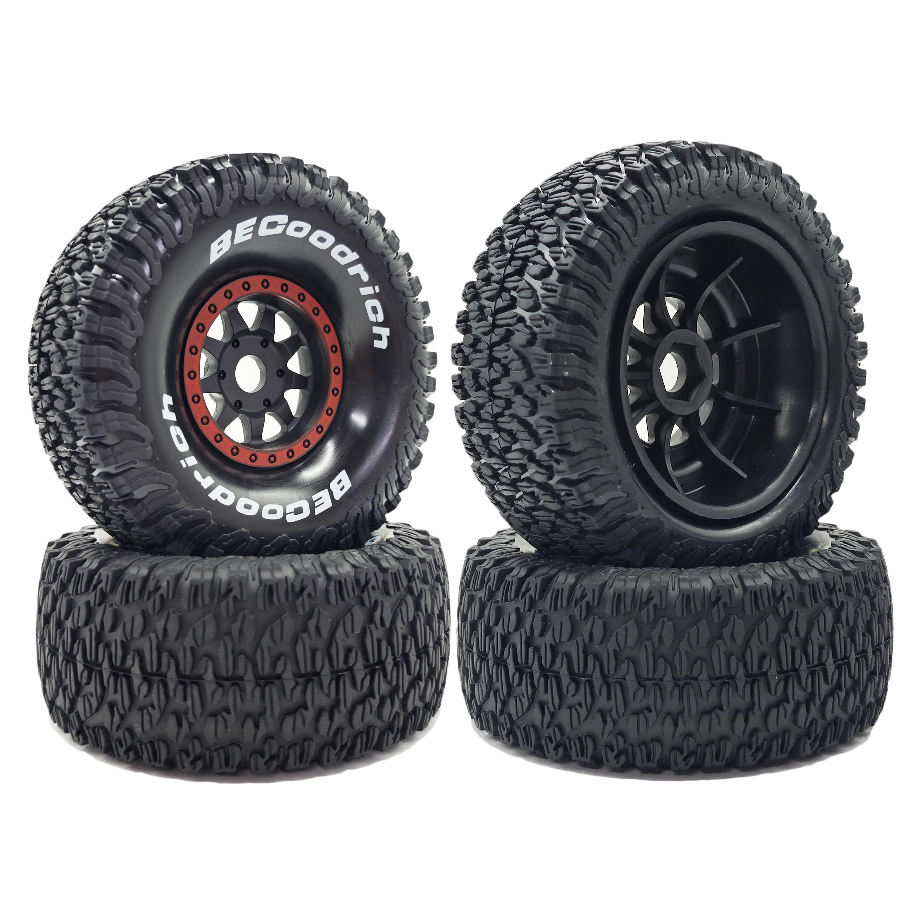1/7 1/8 Short Course Truck Sand Tires Snow Rubber Tyres 17mm Hex for RC Car TRAXXAS ARRMA SENTON Vkar UDR MOJAVE ATOM DF7 DB8