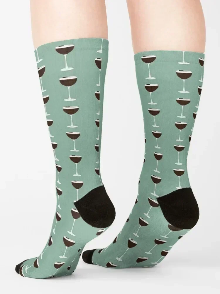 Espresso Martini Socks new in's halloween Run Sports Women's Socks Men's