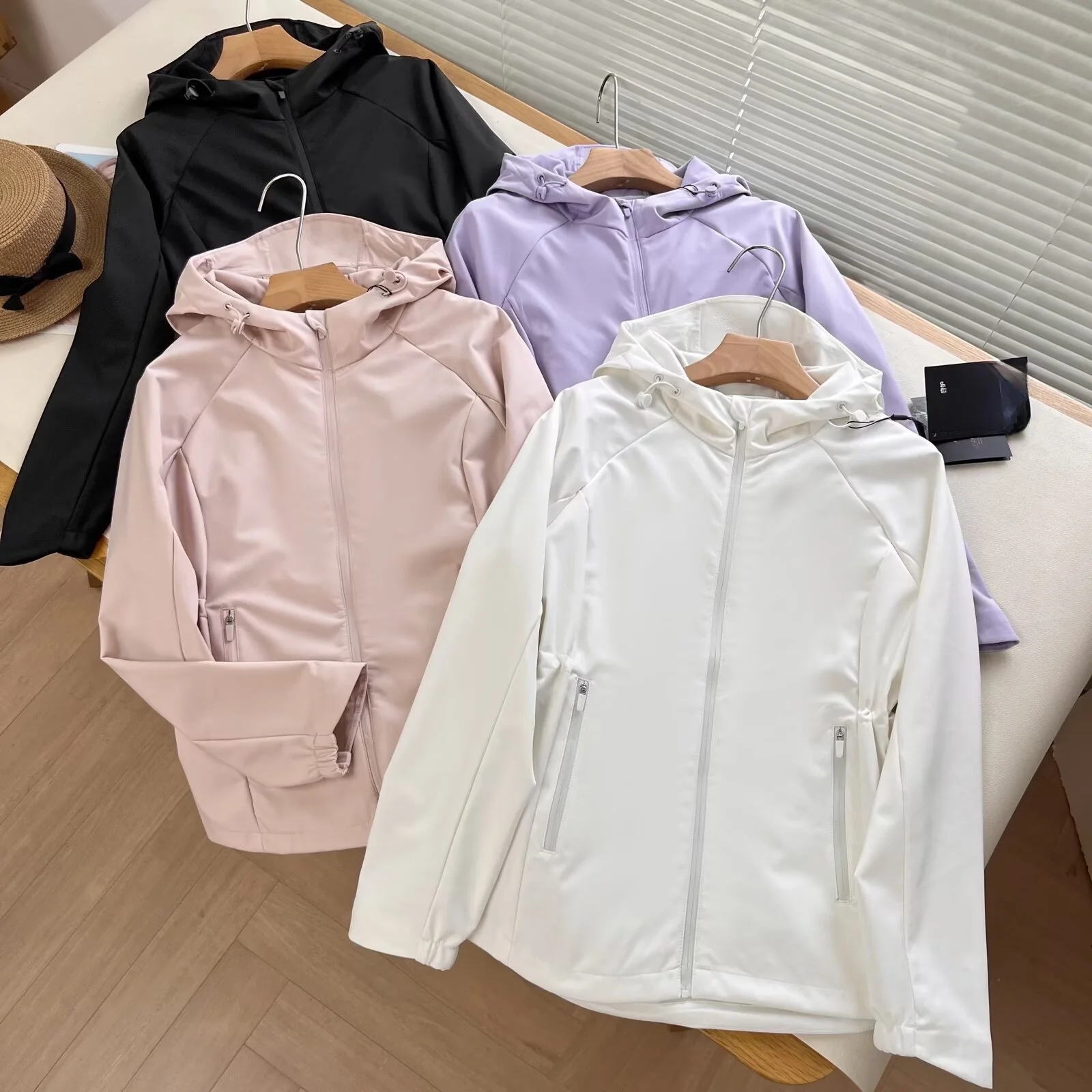 

Outdoor Softell Jaet Slim Fit Windproof Waterproof for Cycling Hiking Climbing Women's Casual Sle Polyester Fiber Coat