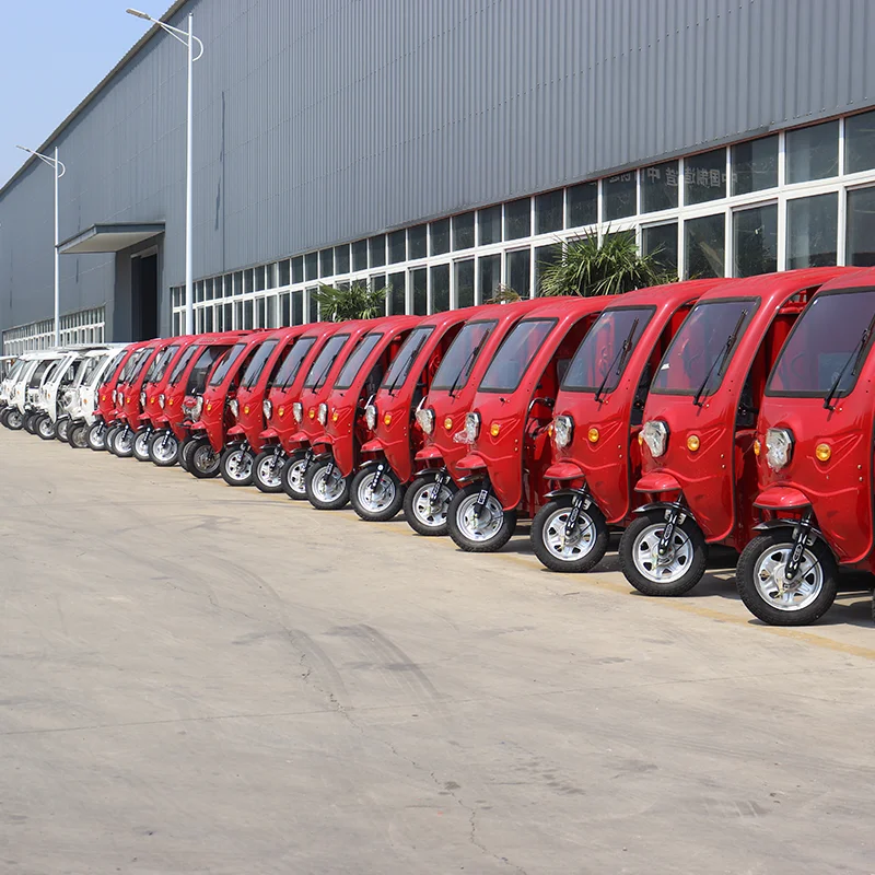 Keyu Triciclo eléctrico de fibra de carbono de 2 plazas Carga 45 km/h Velocidad 60v Voltaje para carga