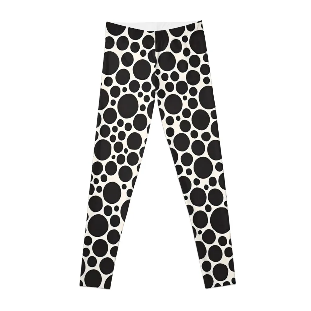 Yayoi Kusama - Polka Dot Black Inspired Leggings leggins push up woman Pants sport Women's tights Womens Leggings