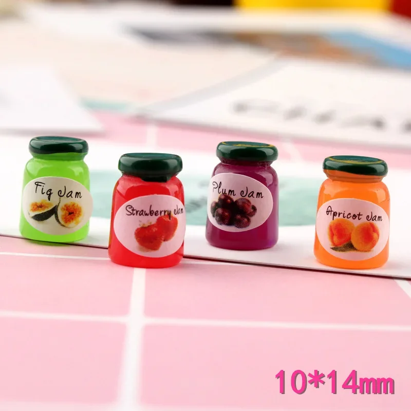 1:6 10 stücke Puppenhaus Dekoration Zubehör Mini Lebensmittel Kaffee Trinken Eis Wein Tasse Flasche für Puppe DIY Küche spielzeug – Detail 27