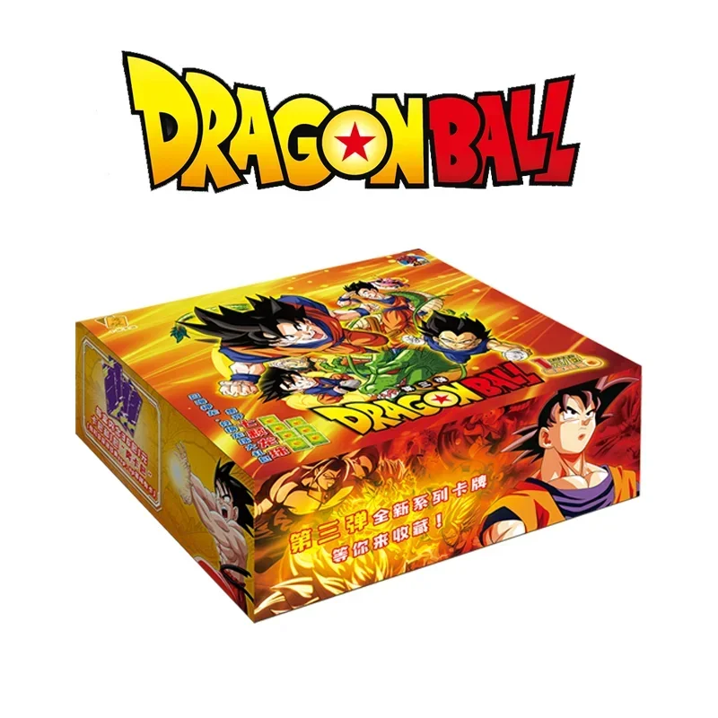 Anime Dragon Ball Cards Shiny Son Goku Saiyan Vegeta Anime Trading Battle Booster Box Game Children Collection Card Gift Toy