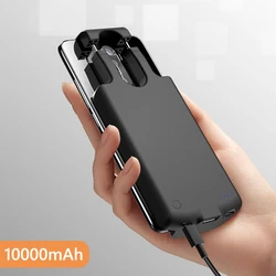 Universal Battery Charger Case 10000mAh/6800mAh for iPhone 15 12 X Samsung Huawei Xiaomi OPPO Power Bank Case Cover Battery Case