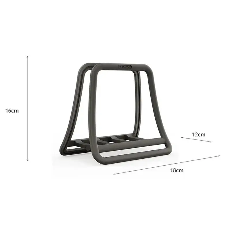 Penyangga Laptop Vertikal Anti - Desk Setup Mac ulasan dan harga