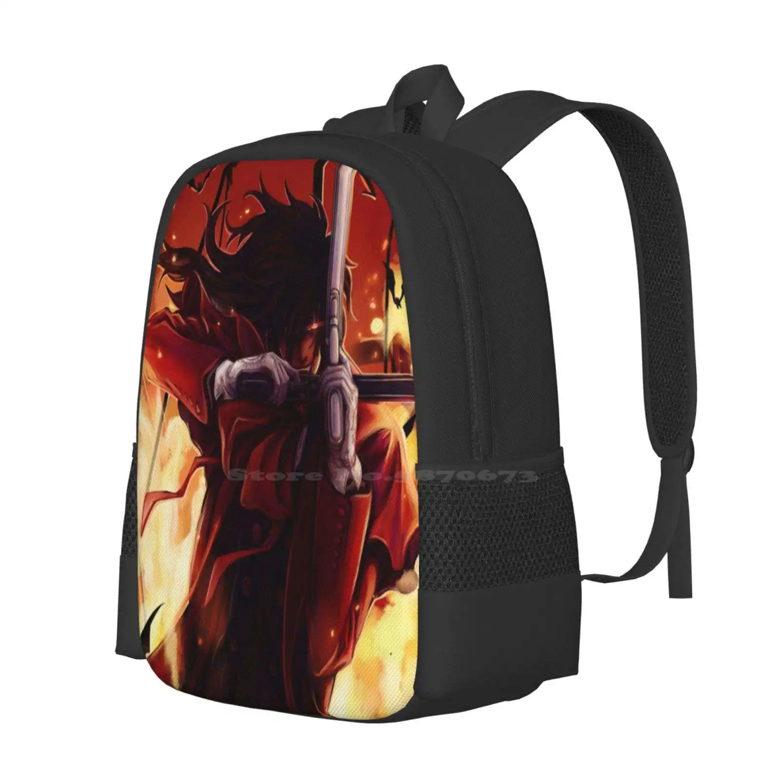 Alucard New Arrivals Unisex Bags Student Bag Backpack Hellsing Ultimate Anime Manga Alucard Seras Victoria Integra Alexander