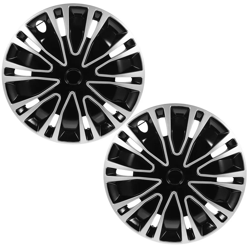

2Pcs Wheel Rim Cover Hubcap Universal Fit Durable PP Material 12 Inch Decorative Car Automotive Wheel Hubcaps Hubcaps for Cars
