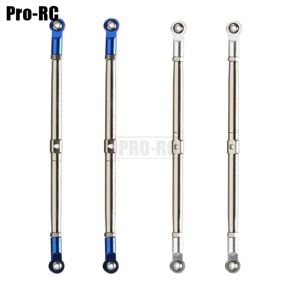 2 szt. stop aluminium 150MM 7MM grubsze tylne zawieszenie układu kierowniczego górnego łącznika przeciągającego Los234003 do samochodu RC 1/10 Team Losi Race Baja Rey