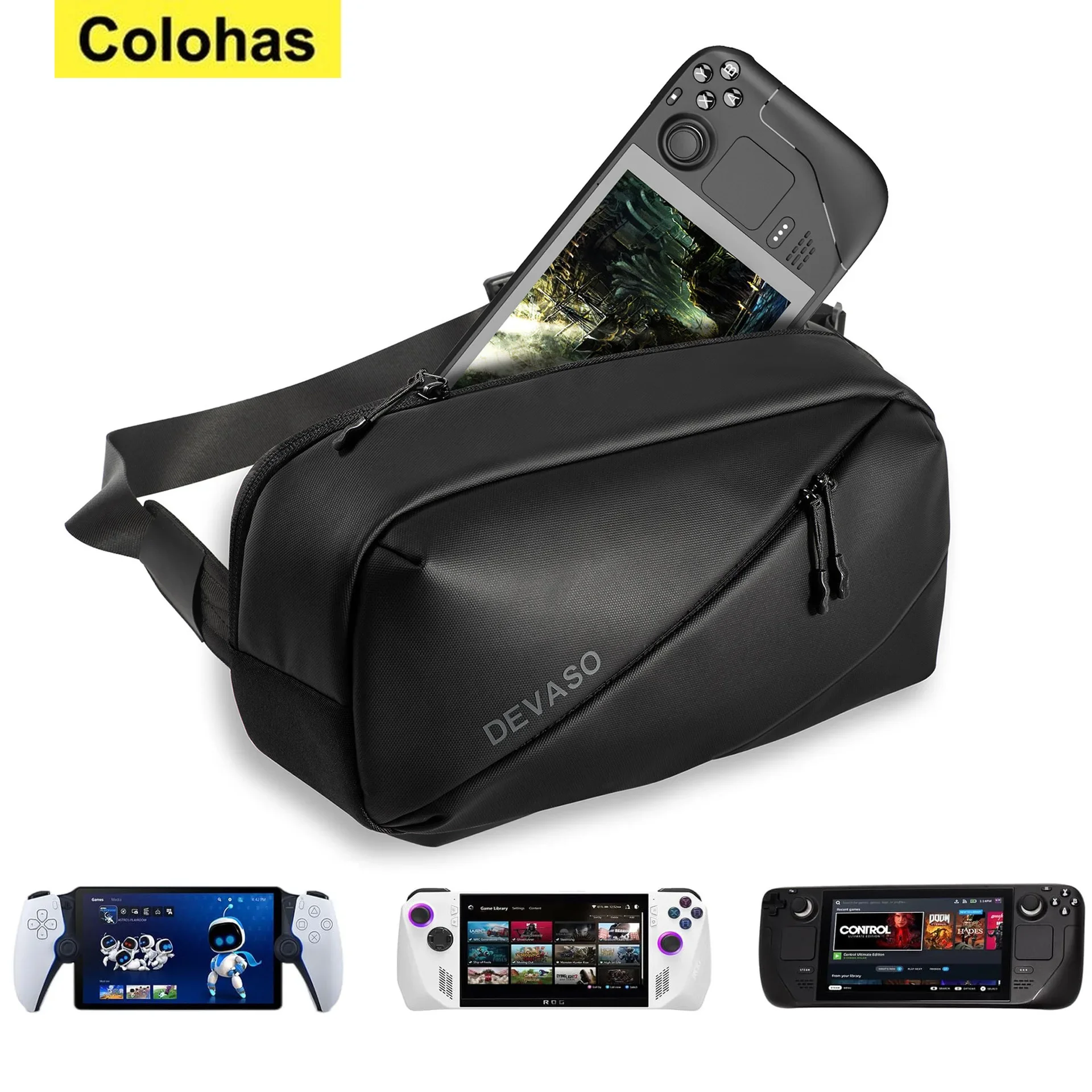 Portable Protective Case for Steam Deck OLED Game Console Storage Bag Scratch-resistant Anti-fall Protector Game Accessories