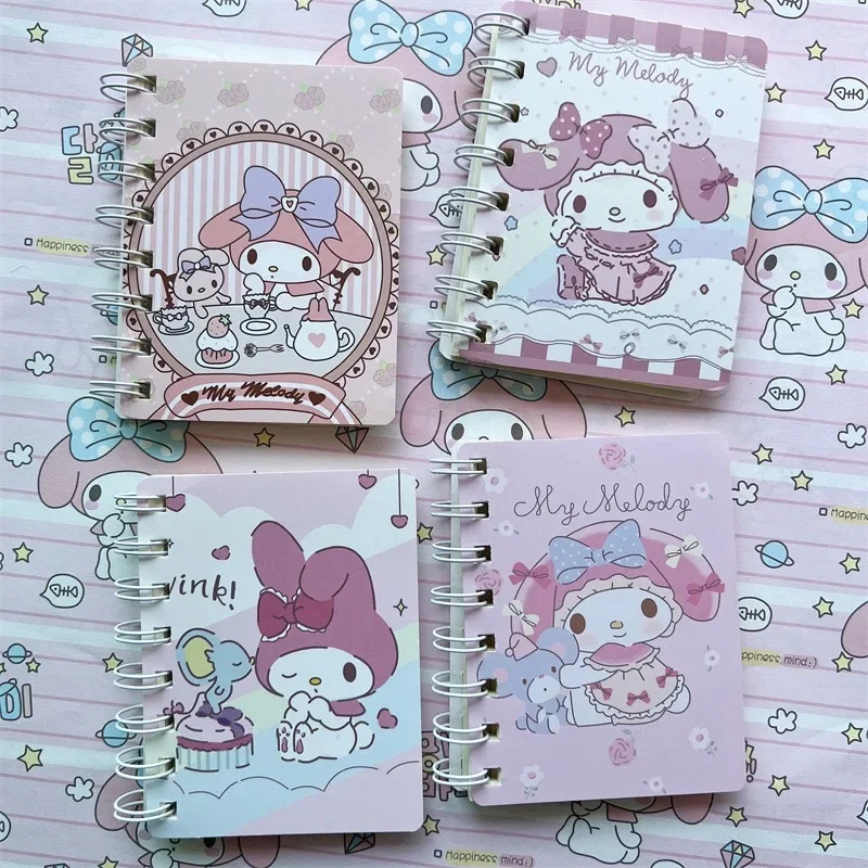 

New Sanrio Notebook Kuromi Cinnamoroll Pompompurin My Melody Daily Weekly Planner Agenda Weekly Stationery Office School Supplie