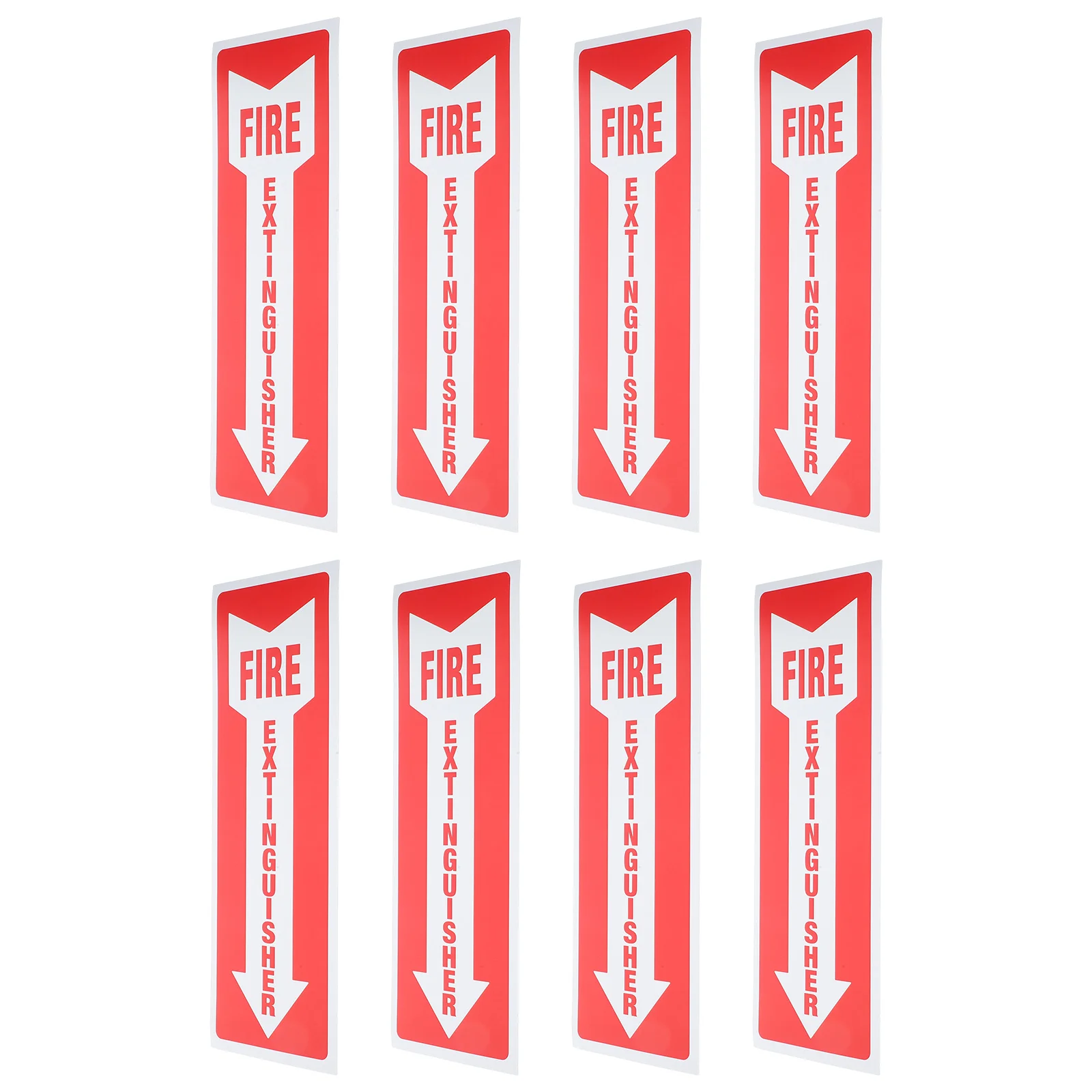 

8 Pcs Fire Extinguisher Sticker Sign for Safety Signs Restaurant Adhesive Decal Office Label