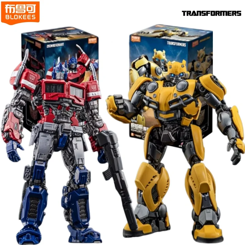 Image of BLOKEES Offizielle Original Transformers 6 Ultimate Edition Bausteinfigur Bumblebee Optimus Prime Montagemodell Spielzeug Geschenk