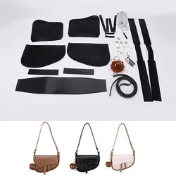 1Set DIY Leather Craft Accessories Shoulder Bag Hand Sewing Template With PU Leather Semi-Finished Material Tool