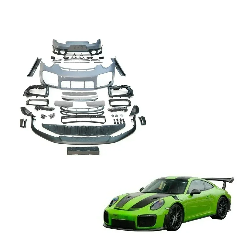 

Easy-install FORPorsche911991 Upgrade GT2RS Style PP Plastic Front Rear Bumper Sideskirt Body Kit BODYKIT