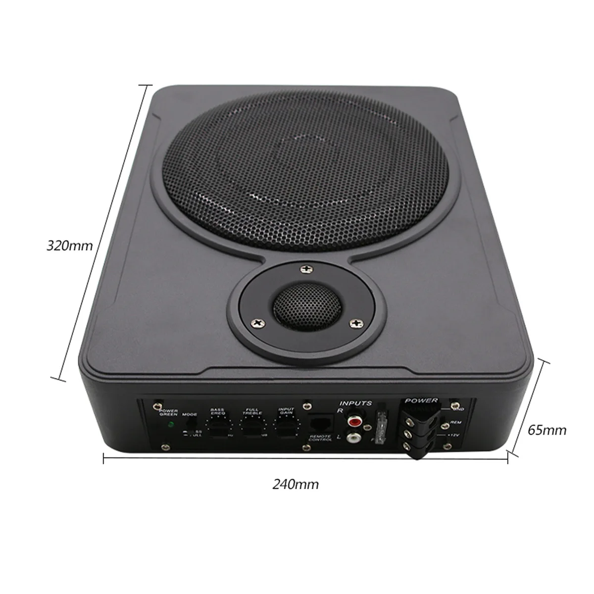 Car Audio Vehicle-Mounted Ultra-thin Seat Subwoofer Tweeter 12v Wiring 600W 8 inch 10 inch Subwoofers High quality Accessories