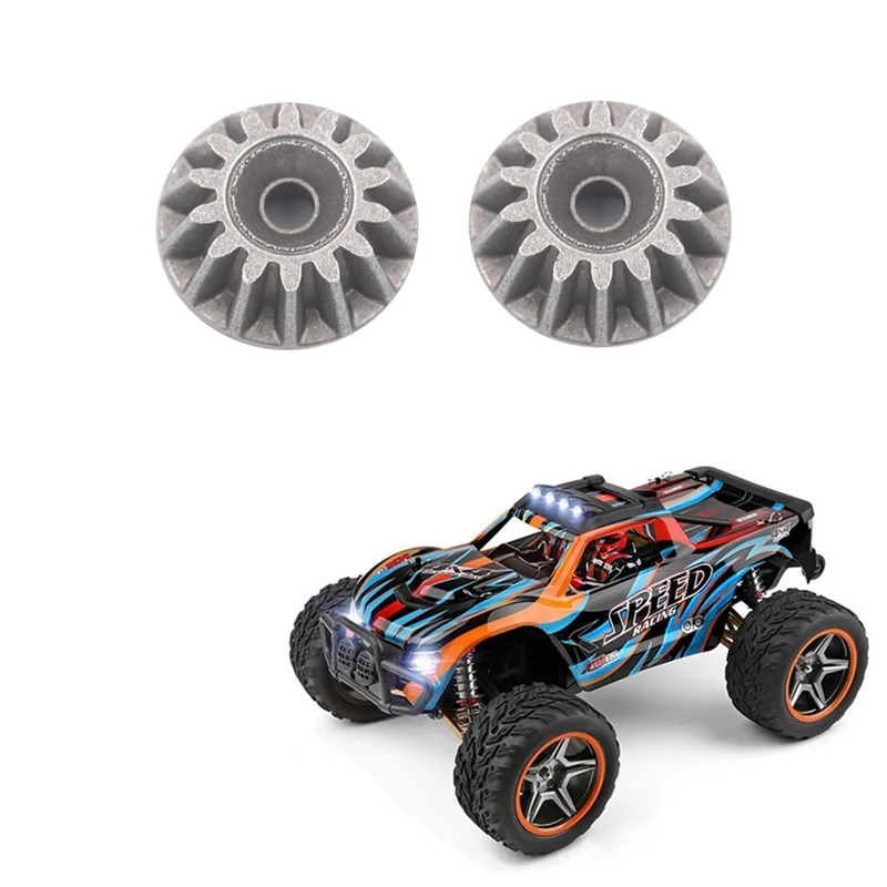 Engrenage biseauté de conduite en métal, pièces de rechange pour voiture RC WLtoys 104019 2228 104009 12402-A 104016, 2 pièces, 104019-12409