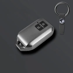 Grey TPU Car Remote Key Case Cover Shell For Suzuki Ertiga Swift Wagon R 2 Button Protected Holder Keyless Fob Accessories
