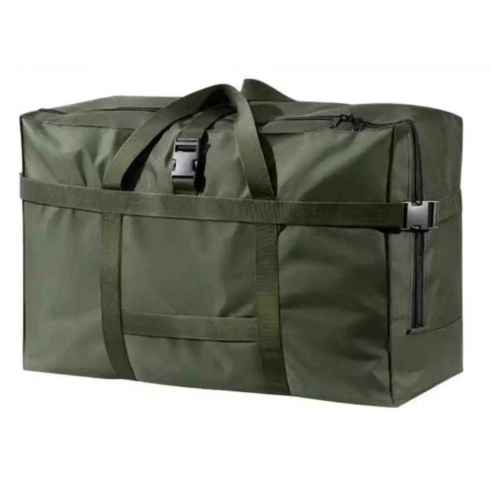 Fashion Large Capacity Travel Duffle Bag Waterproof Oxford Travel Luggage Bag Sports Handheld Folding Messenger Bag Men