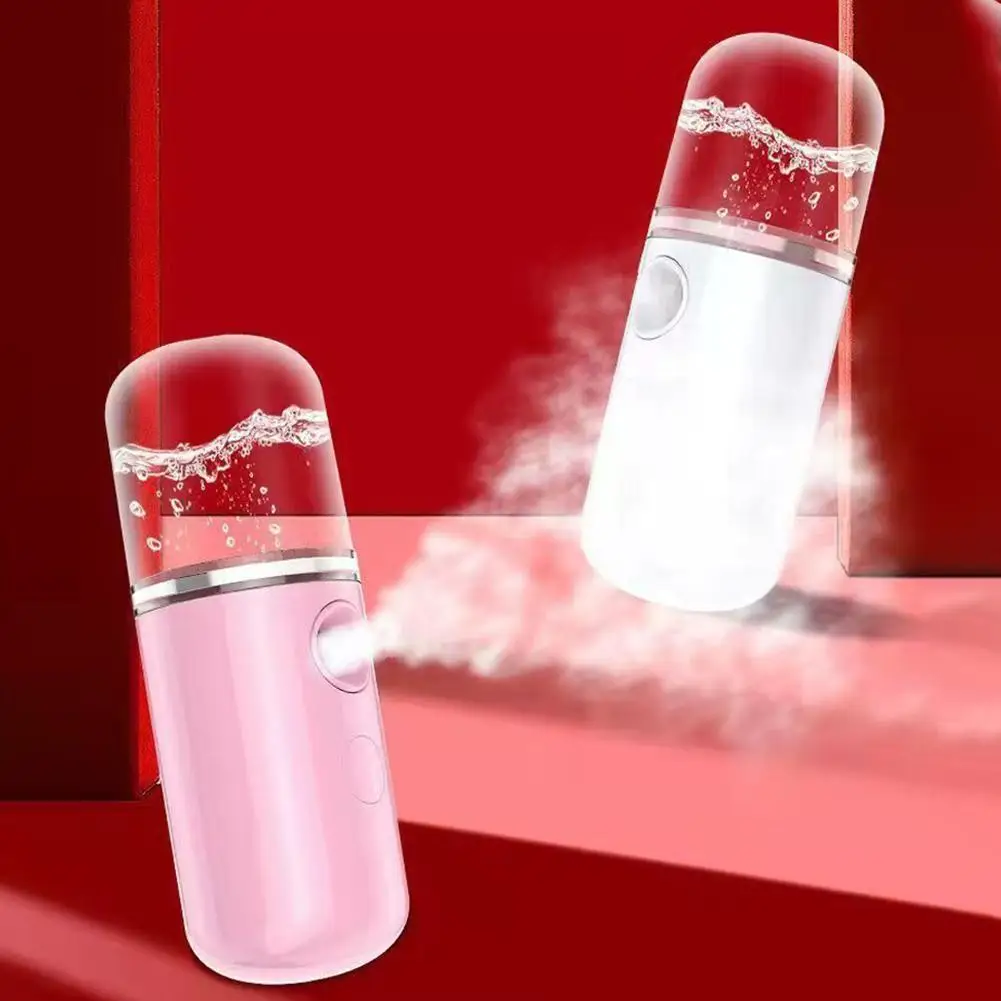 USB-Gesichtssprühgerät, Wiederaufladbarer Vernebler, Gesichtsdampfer, Feuchtigkeitsspendende Schönheitsinstrumente, Gesichtspflege-Tools – Detail 9