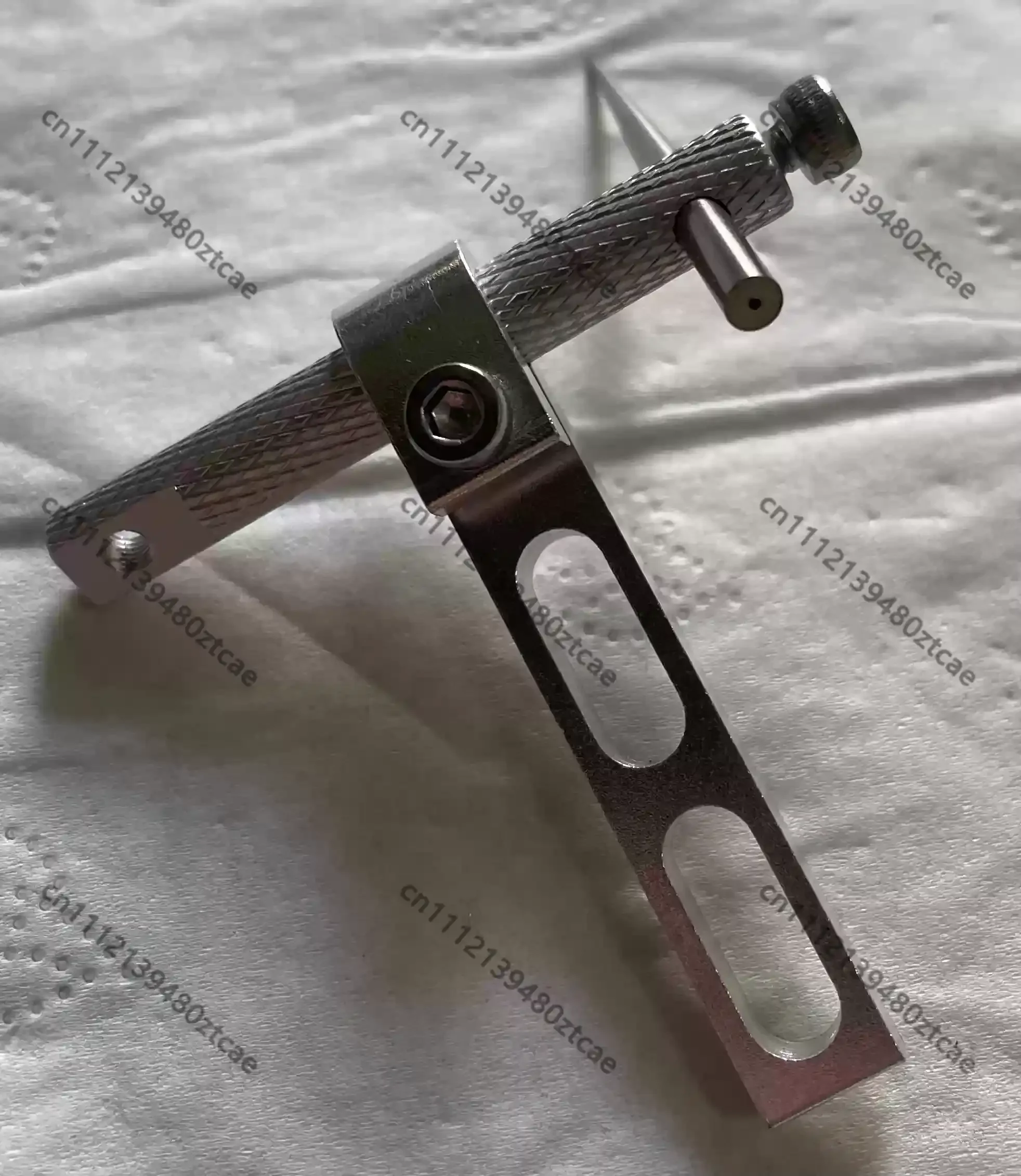Aluminum Tray Air Needle Mount Bracket OD3.0 ID0.5 Tip Dia0.7 Total Length38 for Vibration Plate