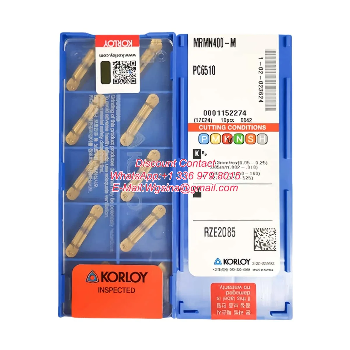 

100% Original MRMN200/250 M 2/2.5mm PC5300 Carbide Reliefing & Profiling Grooving Inserts