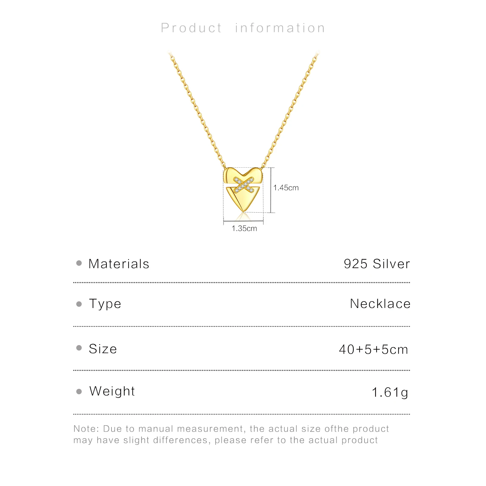 ANDYWEN 925 Sterling Silver Irregular Heart Pendant CZ Zircon Long Necklace Women 2024 Winter Luxury Fine New Year Jewelry Gift