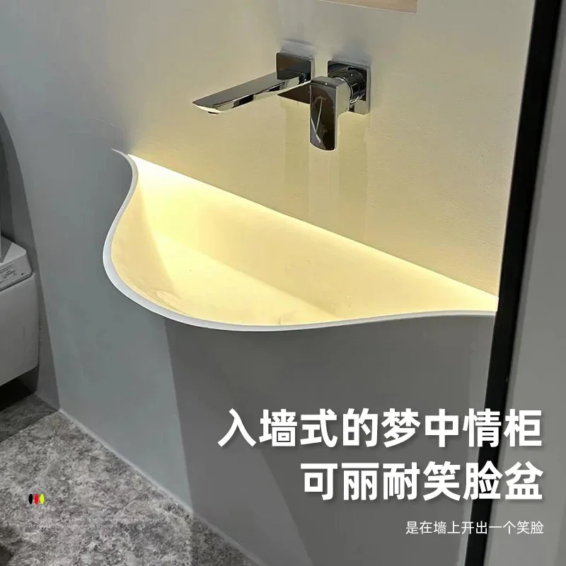 Washbasin Semi-recessed basin