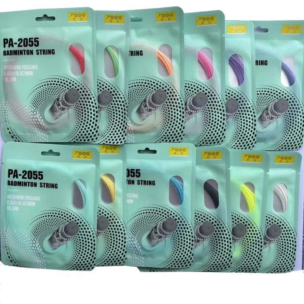 Synthetic Fibre Badminton String High Flexibility Professional Colorful Racket Line Durable 0.68mm Badminton Accessories Line view 4