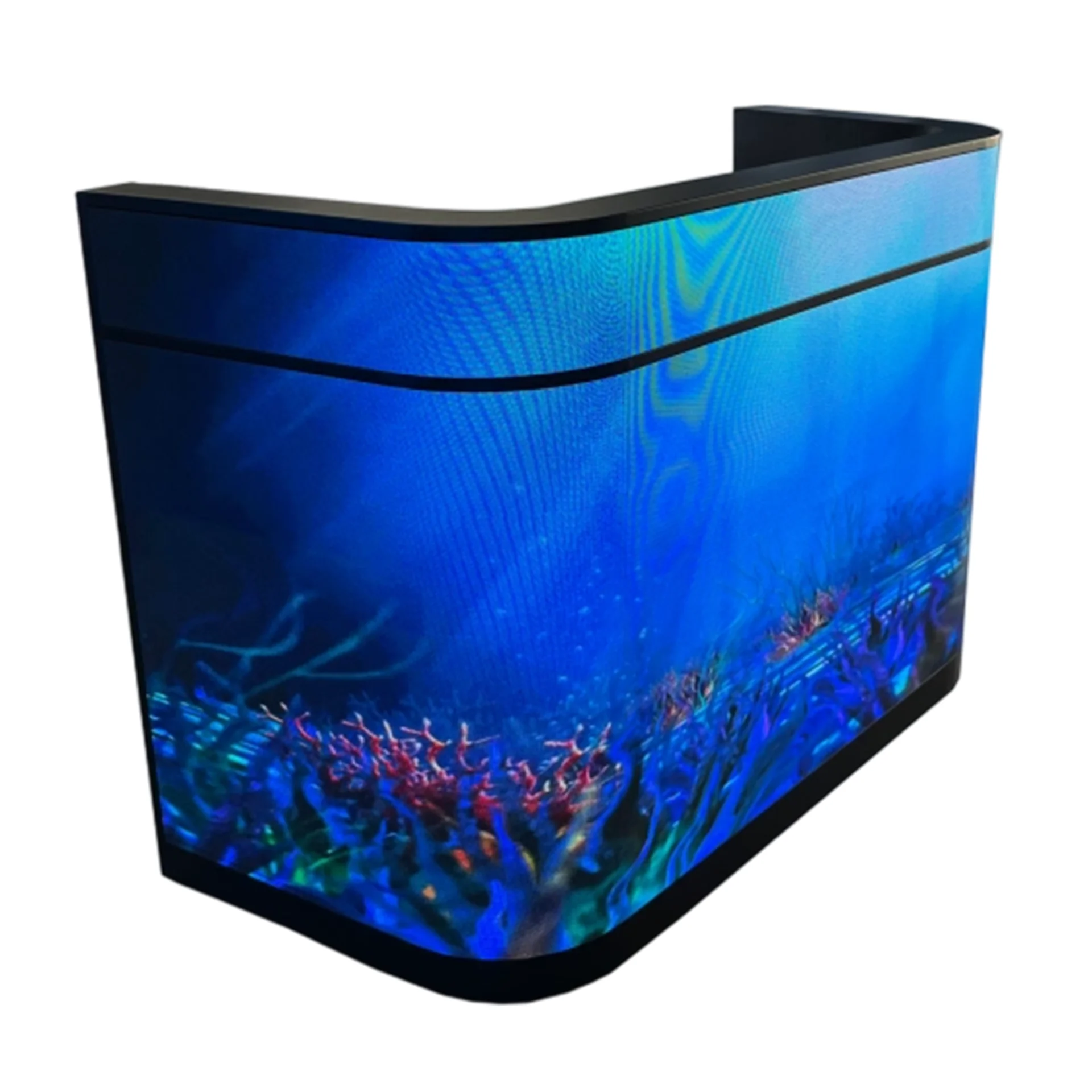 Customizable P1.86 Dj Station Facade Desk Stand Table Portable Booth Led Video Wall Display Screen