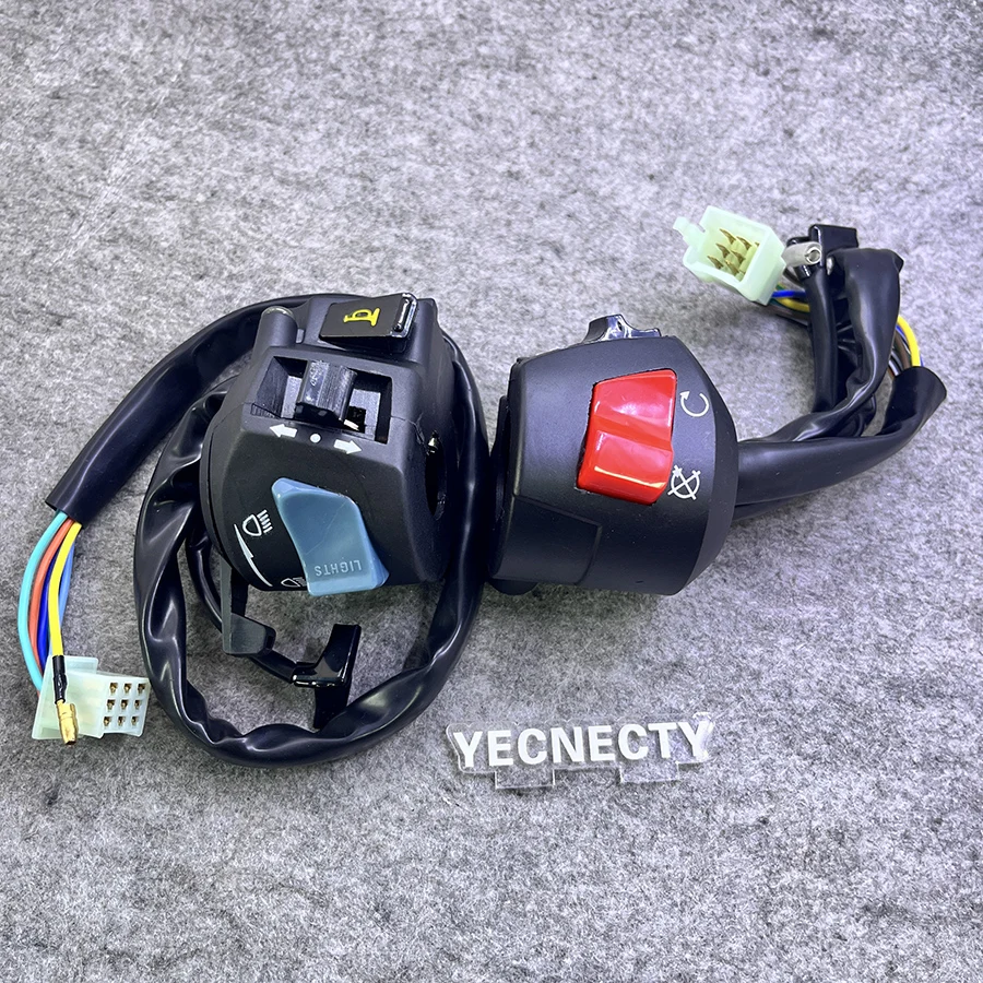 Yecnecty Motorcycle Horn Switch Electrical Parts Scooter Turn Signal Control Button Handlebar Parts For Honda CB400 1992-1998