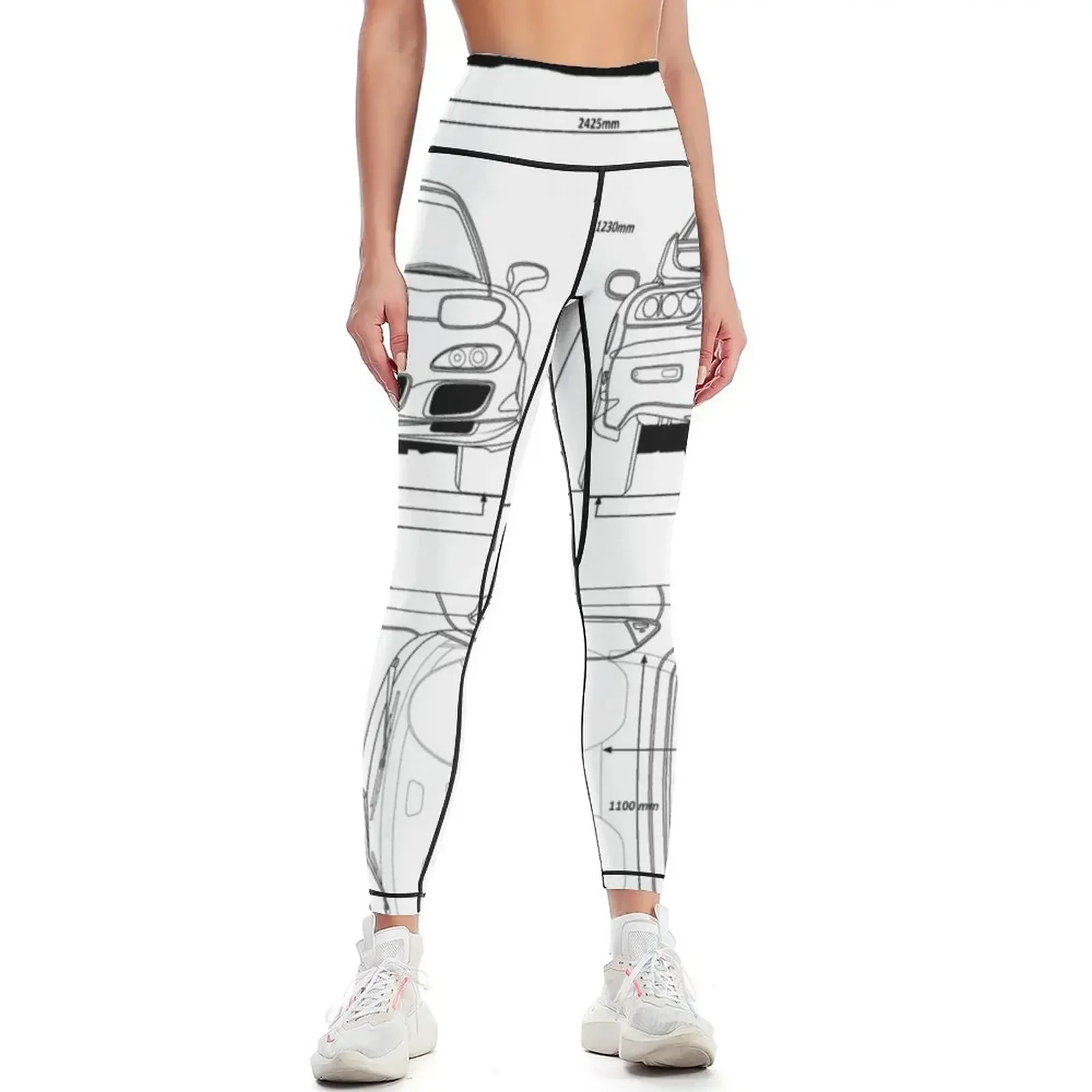 

RX-7 Blueprint Leggings sports for push up joggers for Legging sport push up tights for Womens Leggings