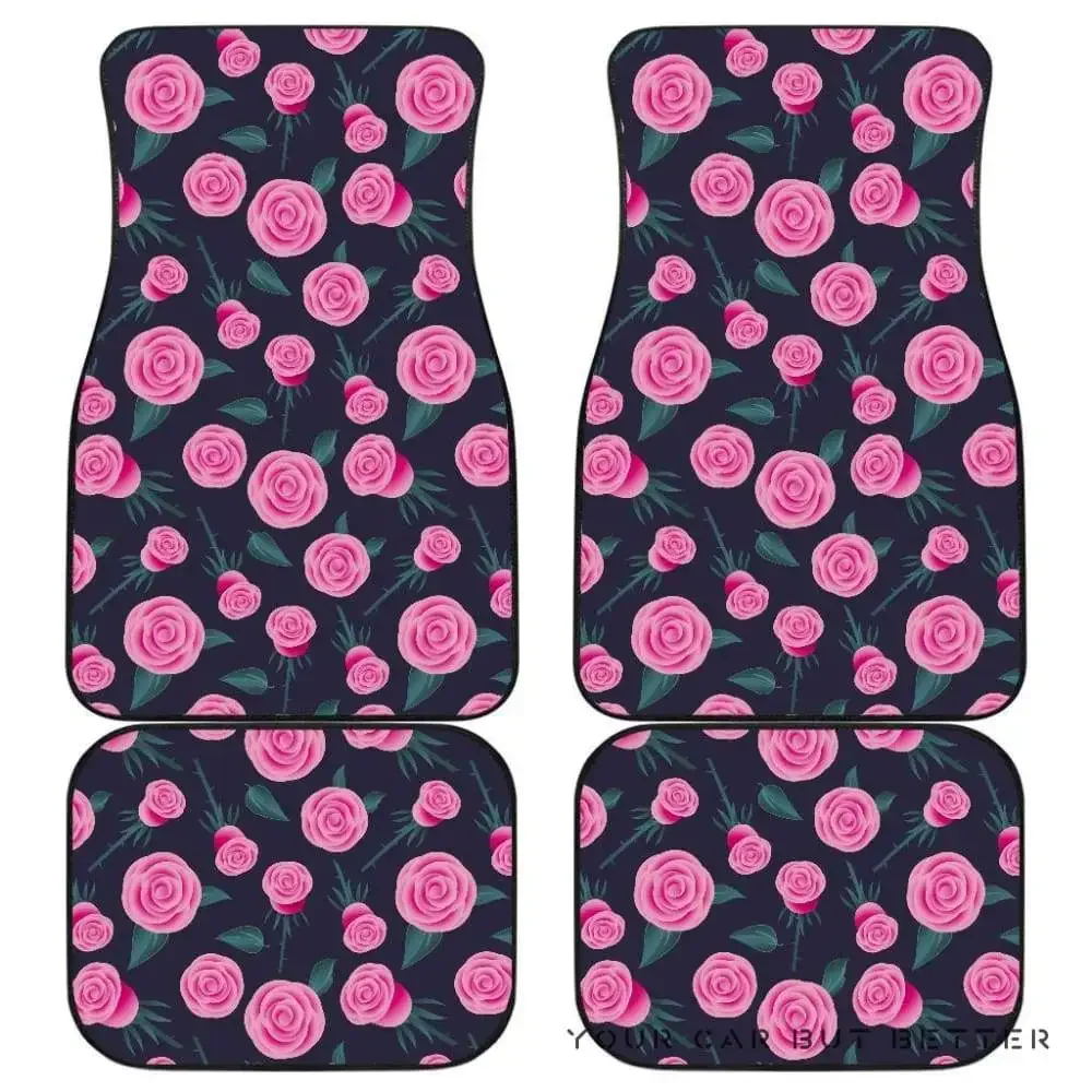 Rose Flower Car Floor Mats Amazing Gift Ideas H200211 192211