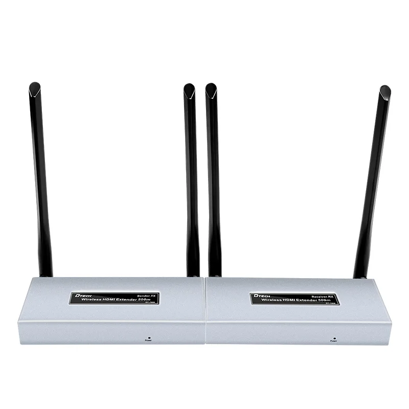 Dtech Long-distance TX RX 500m Audio and Video HD 1080p@60hz 4k 3d HDMI Rs232 Wifi hdmi Wireless Transmitter and Receiver