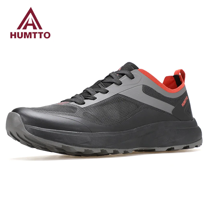 

HUMTTO Running Shoes for Man Brand Breathable Men's Sneakers 2024 Summer Luxury Designer Trainers Light Black Casual Sneaker Men