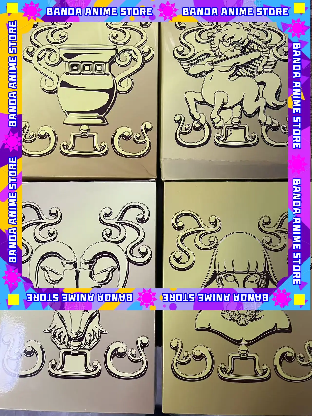 

CS Saint Seiya Myth Cloth EX Capricorn Shura/Leo Aiolia/Aries MU/Libra Dohko/Virgo Gold Knights Zodiac Action Figure