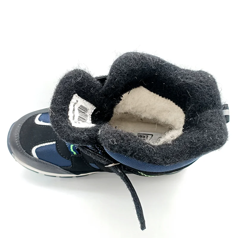 Free Shipping 1pair Winter warm Kid Snow Boots Boy/Girl Wool Boot, Fashion boy Outdoor Children\'s Ski Shoes ,-40 or -30 degrees