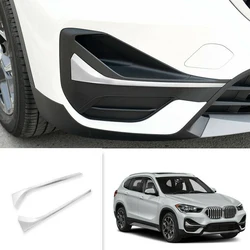 Front Bumper Fog Light Cover Trim Lip Spoiler Side Cover for BMW X1 2020-2022