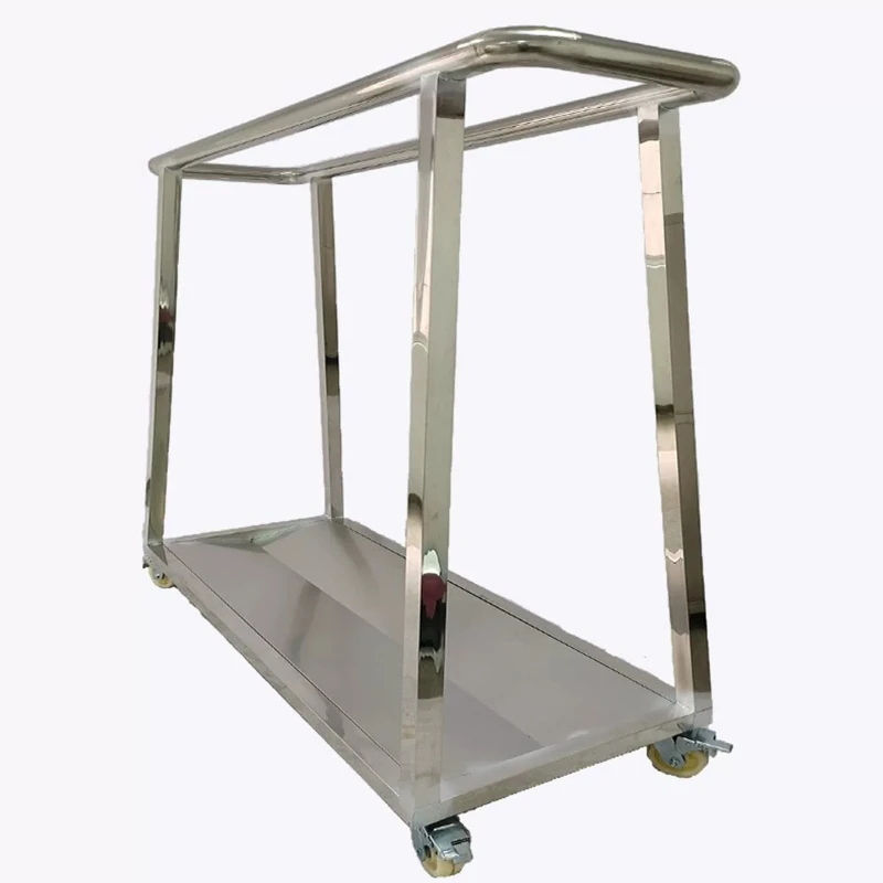 

Stainless steel supermarket pork division rack mobile hanging meat hanging commercial pig truck frozen pork hanging meat rack