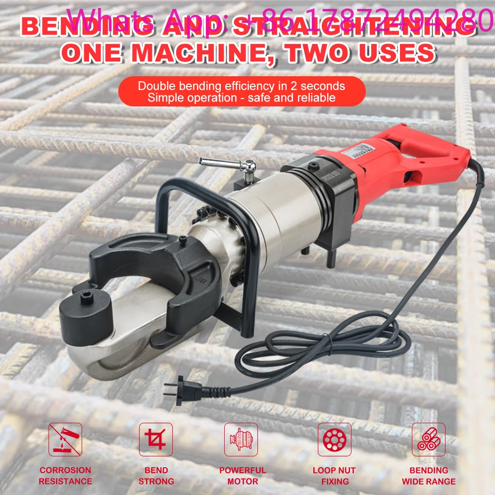 Portable Hydraulic Automatic Rebar Bender Steel Metal Bending Machine