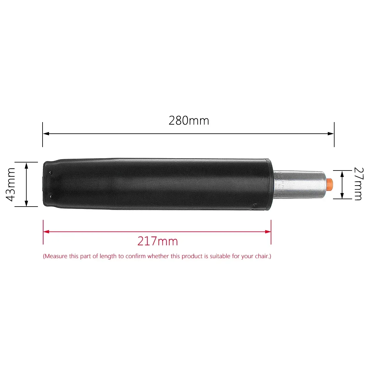 

1pc 11'' Heavy Pneumatic Rod Gas Lift Cylinder Chair Replacement Accessories Pneumatic Parts For Office Bar Computer Chairs
