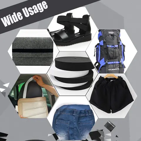 5 मीटर सिलाई इलास्टिक बैंड भारी खिंचाव उच्च लोच बुना इलास्टिक बैंड सिलाई कमरबंद इलास्टिक के लिए सफेद काला 10-60 मिमी 10 best sales सिलाई की धारणाएँ - №2