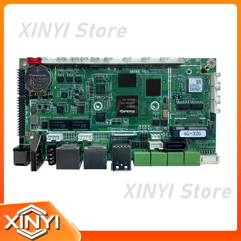 for RK3576 ARM Embedded Industrial Control Computer Motherboard with Android 14 and Linux OS