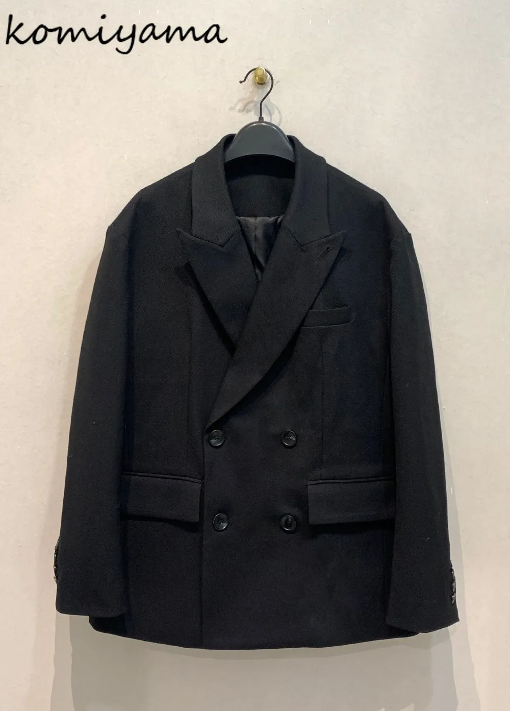 

Костюм с воротником 2021, японская свободная куртка Chaquetas De Mujer, куртки с длинными рукавами, осень-зима, новинка, Ropa Mujer, жилеты Femmes