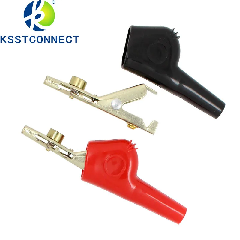 CC330 Auto Repair Test Alligator Clip With Piercing Needle Teeth Alligator Clamp Crocodile