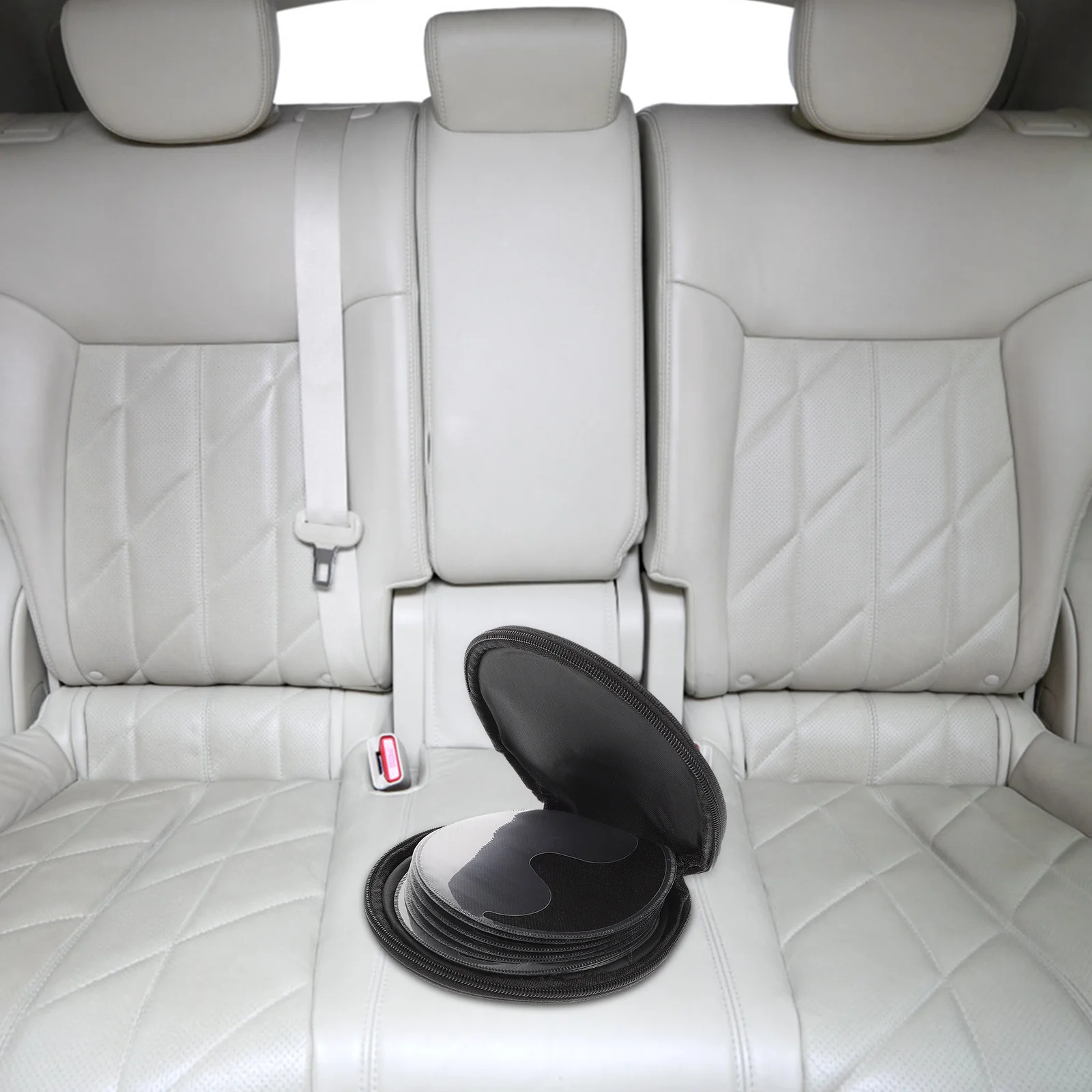 

Cd Storage Holder Dvd Case 20 Capacity Material Fine Workmanship Compact Design Prevents Deformation Portable Cd Pouch