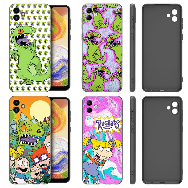 Children-Rugratt Phone Case For Samsung A01 A03 Core A04 A20 E A02 A10 A21 A30 A50 S A40 A41 A6 A8 Plus A7 2018 Silicone Cover