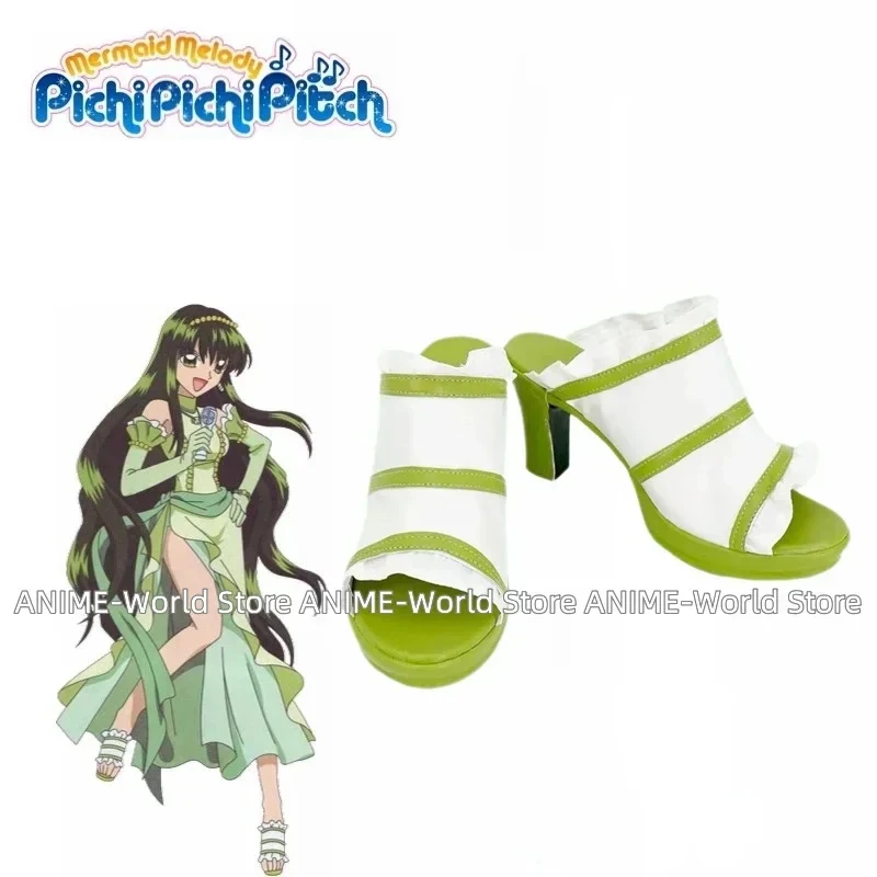 x;3,c'5\b/《Custom size》Anime Melody Pichi Pitch Toin Rina Dress Cosplay Costume With Gloves Prop necklace Suit 5'g,7\j'8/ view 6
